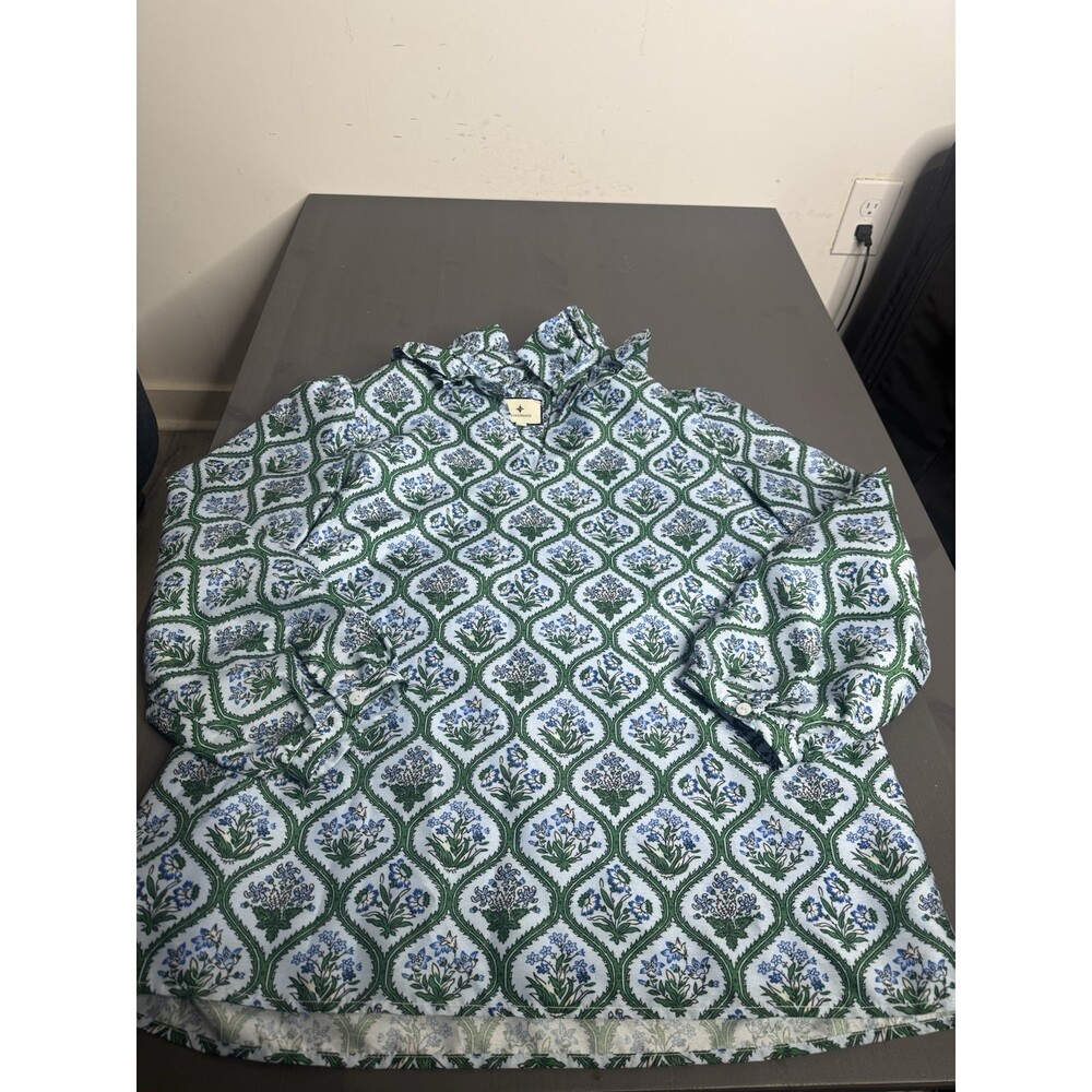 Tuckernuck Medallion Bouvier Blouse Top - Picture 4 of 9